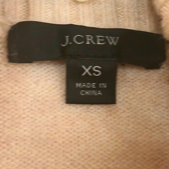J. CREW Women's Tan Turtle Neck Merino Wool & Alpaca Blend Sweater Sz XS - Picture 5 of 7